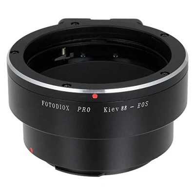 Abbildung von Fotodiox Pro Lens Mount Adapter Compatible with Kiev 88 Lenses on Canon EOS EF/EF S Cameras