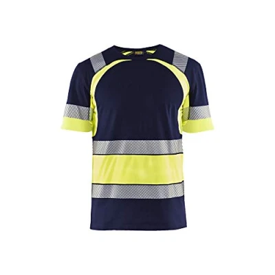 Abbildung von Blaklader 342110308833XS T Shirt, Marineblau/Gelb, Größe XS
