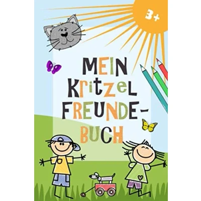 Abbildung von Mein Kritzel Freundebuch: Freundebuch für den Kindergarten. Ein tolles Erinnerungsalbum und Freundschaftsbuch. Perfekt die ersten Freunde in der Kita
