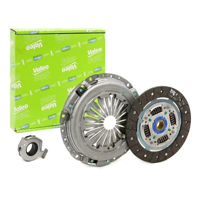 Abbildung von VALEO KIT3P 828142 Kupplungssatz mit Kupplungsdruckplatte Kupplungsscheibe, Ausrücklager 218 FIAT: Grande Punto Schrägheck, Qubo kfzteile,