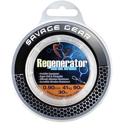 Abbildung von Savage Gear Regenerator Mono Vorfachschnur 30m 0,90mm 41kg Hechtvorfach, Spinnvorfach zum Hechtangeln, Vorfachmaterial
