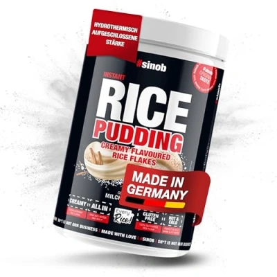 Abbildung von Instant Rice Pudding 1x 1000 g (Michreis Zimt) mit cremiger Konsistenz ideal als fettarme Zwischenmahlzeit oder Pre Post Workout. 100% Glutenfrei