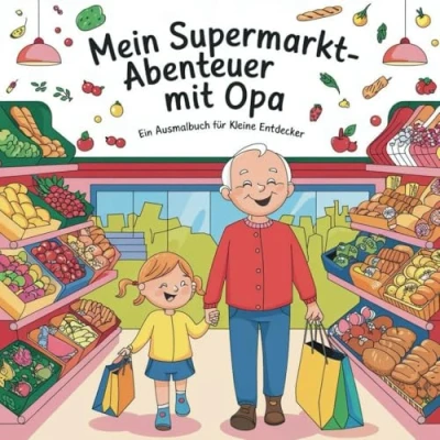 Abbildung von Mein Supermarkt Abenteuer mit Opa: Ein Ausmalbuch für kleine Entdecker