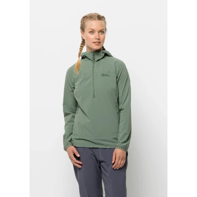 Abbildung von Jack Wolfskin Prelight Overhead Softshelljacke, Damen, Größe: XL, Picnic green