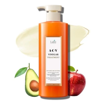 Abbildung von LA&#039;DOR ACV Vinegar Hair Treatment 430 ml Haarbehandlung Tiefenwirksame Pflege Glanz Geschmeidigkeit mit Reichhaltigen Nährstoffen und Pflanzenextrakten für Trockenes Sprödes Haar