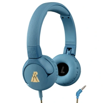Abbildung von POGS The Elephant 2 rBlau mit Kabel, ab 3 Jahren, Limitiert auf 85 dB Kinder Kopfhörer (Kabelgebunden)