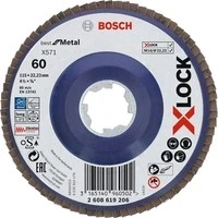 Abbildung von X LOCK Fächerscheibe X571 Best for Metal, Ø 115mm, K60, Schleifscheibe