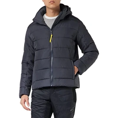 Abbildung von CMP Herrenjacke mit abnehmbarer Kapuze, Anthrazit, 46