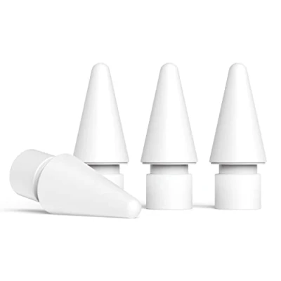 Abbildung von elago 4er Pack Ersatzspitzen Kompatibel mit Apple Pencil Pro, (1st &amp; 2nd Generation) und (USB C), Verschleißfeste, Hochempfindliche Bleistiftspitzen
