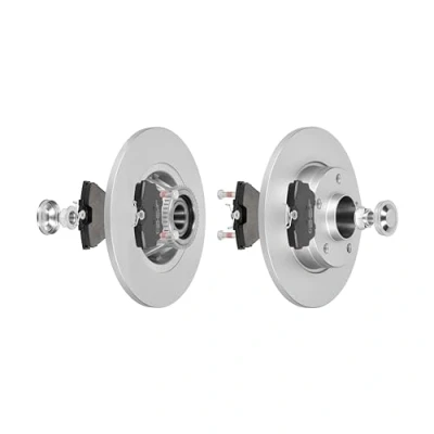Abbildung von F.BECKER_LINE BREMSSCHEIBEN Ø280MM + BREMSBELÄGE HINTEN FÜR RENAULT TRAFIC II
