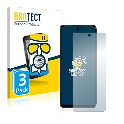 Abbildung von BROTECT Entspiegelungs Schutzglas für Motorola Moto G60S (3 Stück) Schutz Folie Panzerfolie Glas Matt [Extrem Kratzfest 9H, Anti Reflex]