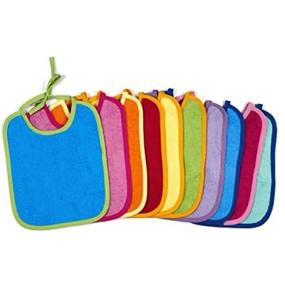 Abbildung von KiGATEX Lätzchen Multicolor, (Spar Set, 10er Pack), Walkfrottier