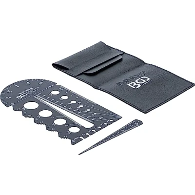 Abbildung von BGS 74247 Schrauben und Gewindeschablone metrisch M3 M20, 0,5 13,00 mm