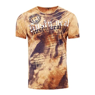 Abbildung von Rusty Neal Tshirt print, Herren, Größe: Small, Camel