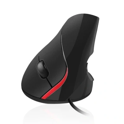 Abbildung von Ewent Ergonomische Maus Vertikaler Griff USB Anschluss Ausgestattet mit optischem Sensor 1000 DPI