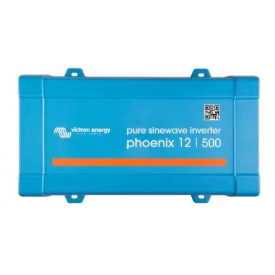 Abbildung von Victron Phoenix Wechselrichter 12/500 Eingang 12V dc Ausgang 230V ac energy Anhängershop
