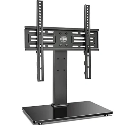 Abbildung von FITUEYES TV Standfuss Ständer für 27 55 Zoll LCD LED OLED Plasma Flach &amp; Curved Fernseher Höhenverstellbar Max.VESA 400x400mm bis 40kg
