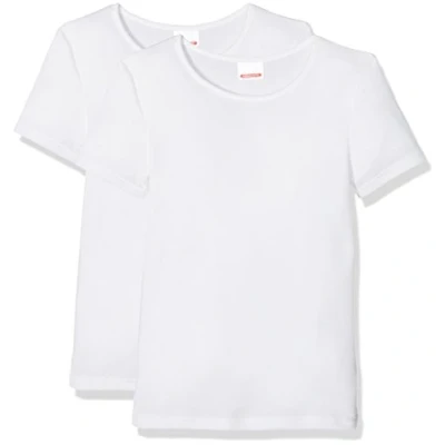 Abbildung von Damart Jungen Lot de 2 Tee Shirts Thermolactyl Hoch Thermisch, Weiß (Weiß), Für Kinder (4 Jahre) (2er Pack)