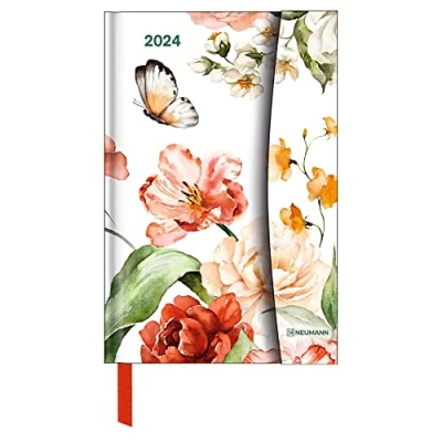 Abbildung von Flower Fantasy 2024 Diary Buchkalender Taschenkalender 10x15: Magneto