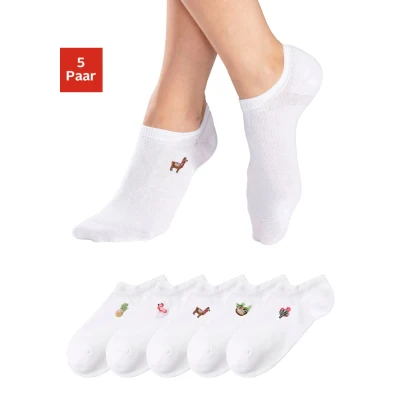 Abbildung von H.I.S Sneakersocken, (Packung, 5 Paar), mit Motivstickerei