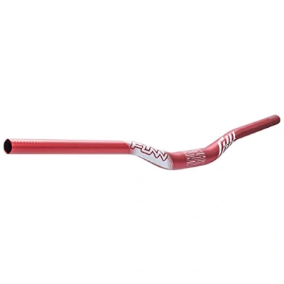 Abbildung von Funn Full On Mountainbike Lenker mit Lenkerklemme 31,8 mm und Breite 785 mm, robuster leichter Legierungs Riser für MTB, BMX Rennrad, Anstieg 30 (Rote)