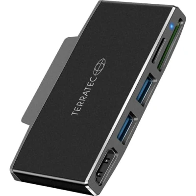 Abbildung von Terratec CONNECT Go1 Dockingstation (Microsoft© Surface Go Adapter mit Kartenleser, zwei USB Ports und HDMI)