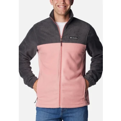 Abbildung von Columbia Steens Mountain FULL ZIP 2.0 Fleecejacke, Herren, Größe: Small, Shark, pink agave