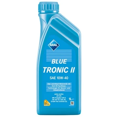 Abbildung von Aral Bluetronic Ii 10W 40 1l Motoröl 15F077 MERCEDES BENZ: C Klasse Limousine, E T modell, VOLKSWAGEN: Golf 5 Schrägheck