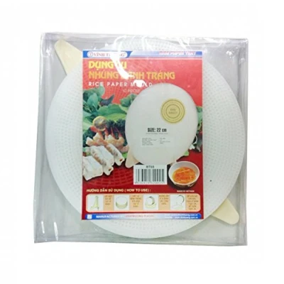 Abbildung von Pamai Pai® Schablone für Reispapier 22cm Vietnamesische Frühlingsrollen Sommerrollen Reis