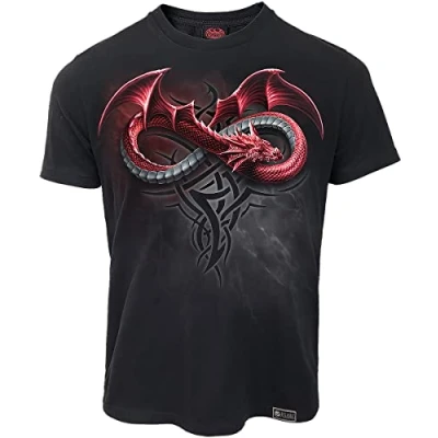 Abbildung von Spiral Infinity Dragons Organic T Shirt L