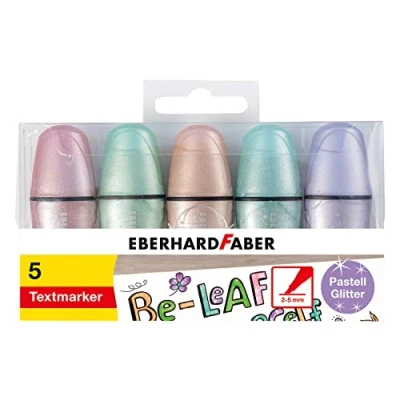 Abbildung von Markeerstift mini glitter pastel etui 5st.