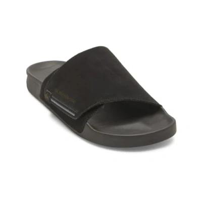 Abbildung von Quiksilver RIVI BADE Pantolette flach, Herren, Größe: 45, Anthracite Leder