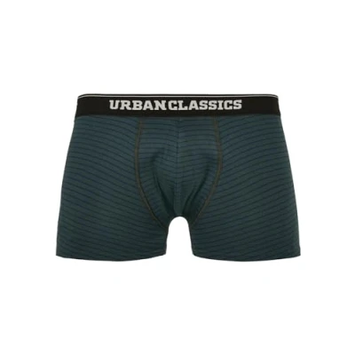Abbildung von Urban Classics Boxer Shorts 3PACK Panties, Herren, Größe: 5XL, Btlgrn/dblu+brgd/dblu+wht/blk
