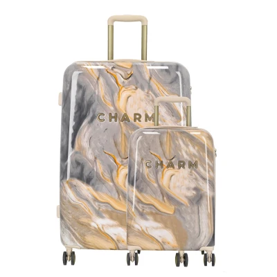 Abbildung von Charm London Marble Trolley Set light grey