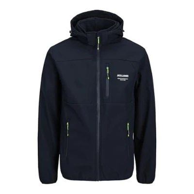Abbildung von JACK &amp; Jones Softshell Jacke Outdoorjacke, Herren, Größe: Medium, Sky captain