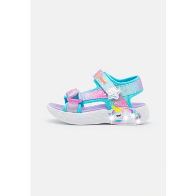 Abbildung von Skechers Unicorn Dreams Riemensandalette purple/multicoloured für Kinder, Größe: 37, Purple/multi coloured Schuhe