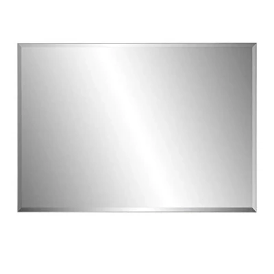 Abbildung von Robas Lund Garderobenspiegel 85 cm mit Rahmen in weiß, BxHxT 85x60x2