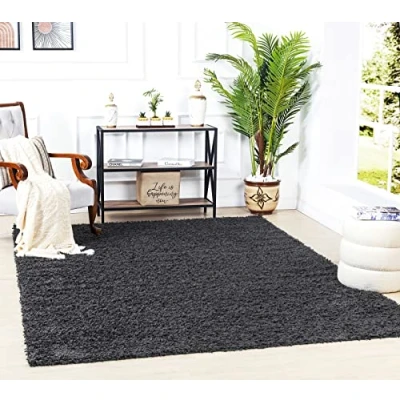 Abbildung von Surya Hochflor Teppich &quot;BORACAY&quot;, rechteckig, Flauschig, Langflor, Weich, Wohnzimmer Flurteppich, Grau
