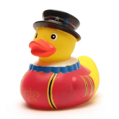 Abbildung von DUCKSHOP I Beefeater Badeente Quietscheente L: 11 cm