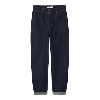 Abbildung von Name it Baggy Fit Jeans Relaxed für Kinder, Größe: 134, Dark blue denim