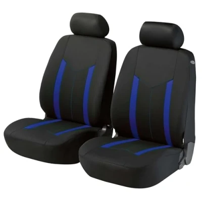 Abbildung von WALSER ZIPP IT Basic 11796 Sitzschonbezug blau/schwarz Polyester vorne VOLKSWAGEN: Tiguan I, Golf 4 Schrägheck, 5 OPEL: Astra G CC