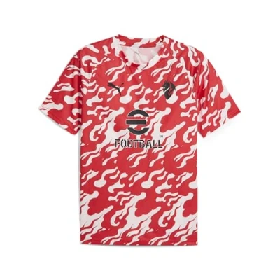 Abbildung von Puma AC Milan Aufwärmtrikot Herren Mit Other Pattern White/Red Größe: S