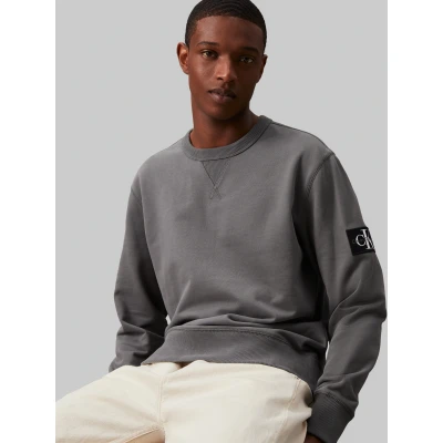 Abbildung von Calvin Klein Jeans Sweatshirt, Herren, Größe: XL, Gris