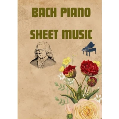 Abbildung von bach piano sheet music: Selection of famous music popular songs composer arranged for beginners musicians
