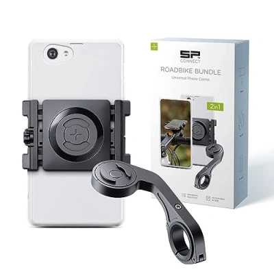 Abbildung von SP CONNECT Road Bike Bundle Universal Clamp SPC+ handyhalterung Fahrrad rennrad Lenker Smartphone Halterung für das