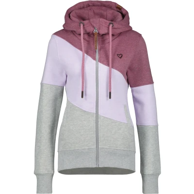 Abbildung von alife &amp; kickin Steffiak Sweatjacke, Damen, Größe: Small, Mulberry melange
