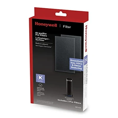 Abbildung von Honeywell Air Purifiers and Fans HRF K2E K Vorfilter kompatibel mit dem HFD323E Luftreiniger Airgenius 5, Schwarz