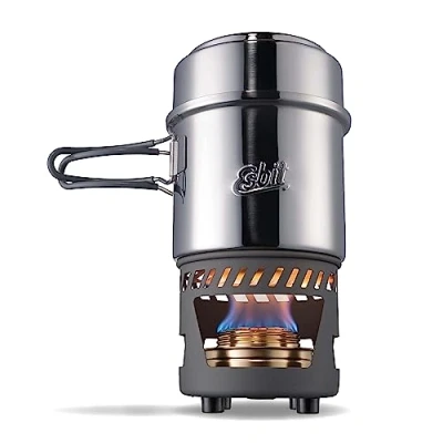 Abbildung von Esbit Stainless Steel Cookset + Burner Campingküche