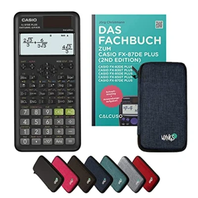 Abbildung von CALCUSO Standardpaket Blau mit Taschenrechner Casio FX 87DE Plus 2