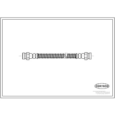 Abbildung von CORTECO 19032594 Bremsschläuche Hinterachse links 318 HYUNDAI: Atos
